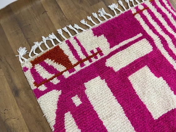 Image 1 of Tapis beni ouraine fait main artigianale autentico taille 2/3 m