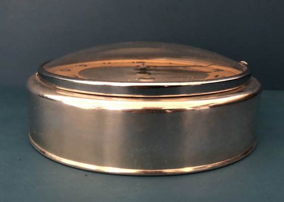 Image 1 of Vintage JAZ “TAMPIC” wandklok – Frans design uit de jaren 50 (mid-century) – Mechanisch uurwerk met 8 dagen gangreserve