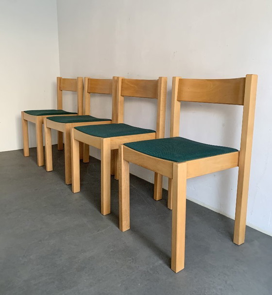 Image 1 of 4 sedie vintage in legno Flötotto