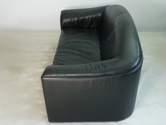 Image 1 of Divano in pelle esclusivo originale WALTER KNOLL COLLECTION, pelle pregiata, nero