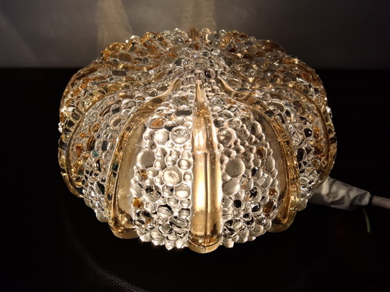 Image 1 of 2 vintage ceiling lamps with bubble pattern, Maison Limburg style Helena Tynell j 60/70