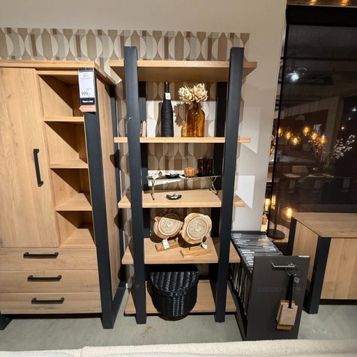 Verato - Petit Gris Naturel – Pronto Wonen, boekenkasten, Wood