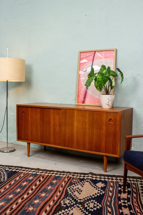 Image 1 of Vintage Teak Sideboard Chest of Drawers Lowboard Mid Century 60s