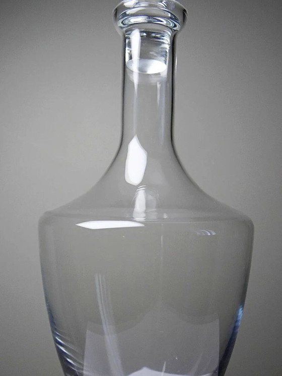 Large vintage baluster decanter in blown crystal, 1960s. – Glass & Decanter, Glass (photo 6 of 10)