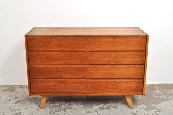 Cassettiera vintage Jiroutek U-453, anni '60 – Interier Praha, Cassettiere, Plastic, Wood (photo 7 of 11)
