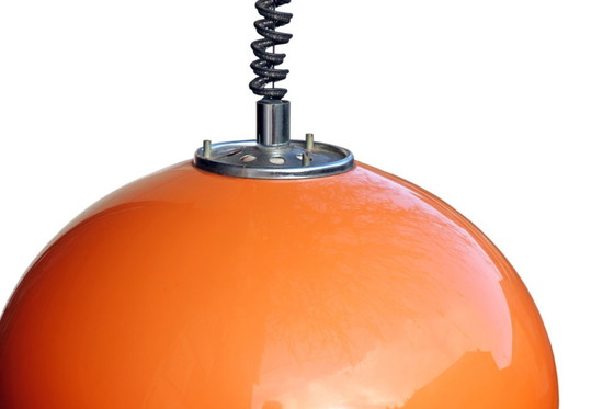 Image 1 of Lámpara colgante Guzzini modelo Jolly en color naranja, 1968