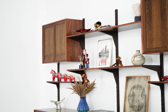 Modulaire stellingen van palissanderfineer van Poul Cadovius, Denemarken, jaren 70. – Wandkast, Mdf (photo 7 of 27)