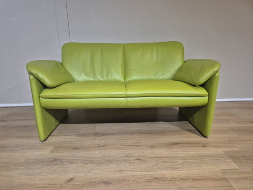 Leolux Catalpa - 2 seater Sofa - Green - Leather - Design.