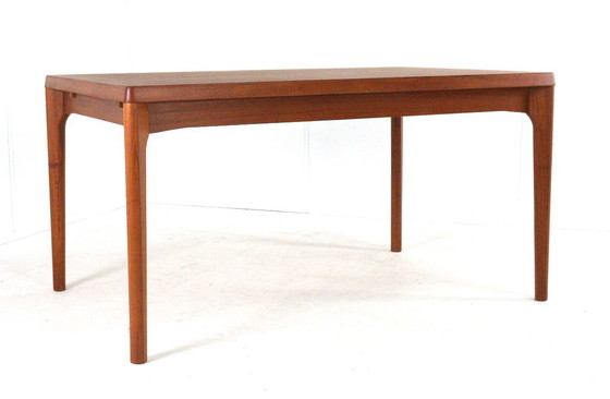 Image 1 of Henning Kjaernulf for Vejle extendable dining table Danish vintage