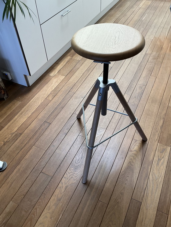 Image 1 of Girsberger Height Adjustable Studio Stool/Bar Stool