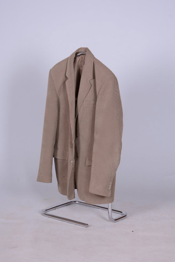 Restored Bauhaus Clothes Valet, Chrome-Plated Steel, Czech, 1930s – Coat racks, Metal, polished steel (photo 4 of 8)