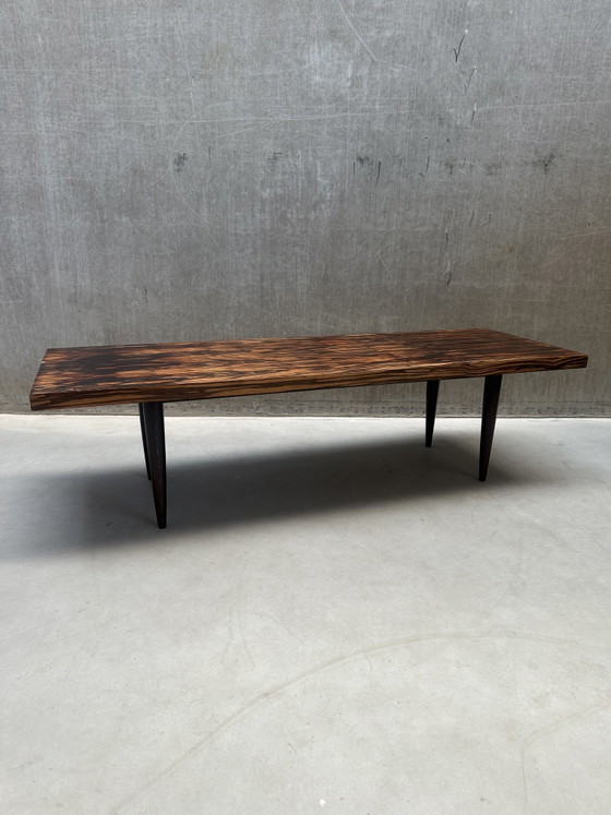 Image 1 of Vintage Macassar coffee table / side table - ebony