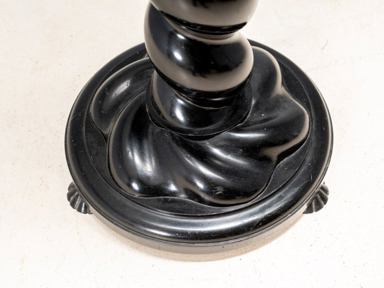 Image 1 of Pedestal de flores de inspiración barroca, nogal, Europa Central, década de 1920