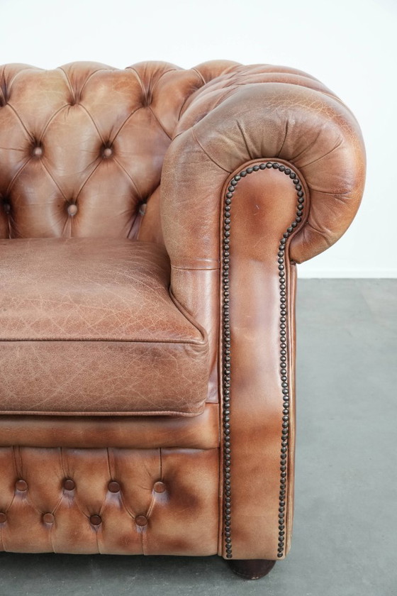 Image 1 of English-style Chesterfield armchair