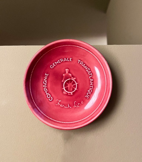 Image 1 of Compagnie Générale Transatlantique “French Line” schaaltje