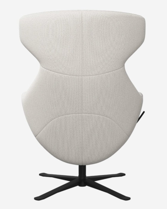Image 1 of Wit Porto verstelbare fauteuil met draaifunctie