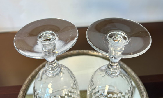 Image 1 of 2 copas de agua Baccarat m.Richelieu 