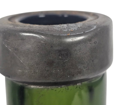 Image 1 of Dutch design - Gero - Karaf - driehoek met tinbeslag - 30's