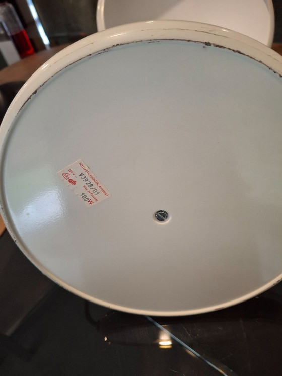 Space Age Hustadt Leuchten Bureaulamp V3928/01 – Duitsland, jaren 70/80 – B-Leuchten, Tafellampen, Metal (photo 4 of 6)
