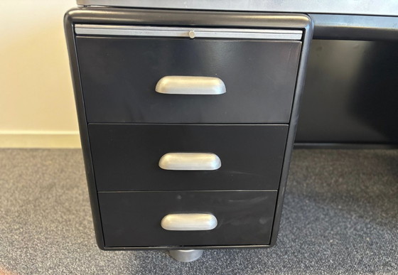 Ahrend Oda Art Deco Stijl Industrieel ''Prominent'' Industrieel Buro – Bureau, Metal (photo 4 of 23)