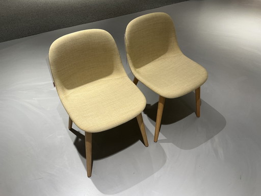 2X sedia laterale in fibra Muuto