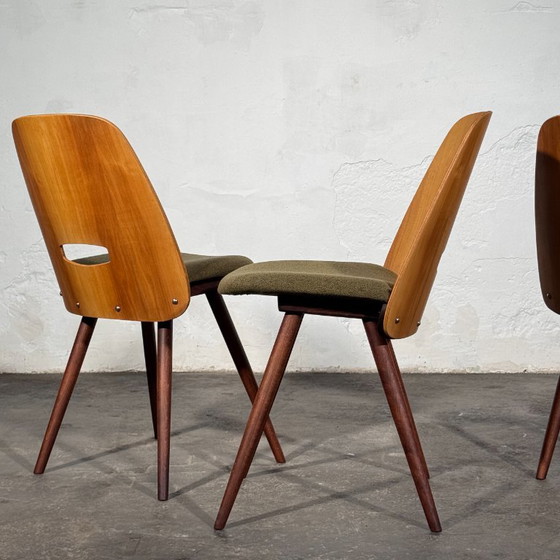Lollipop Dining Chairs (Set of 4) by František Jirák for Tatra Nábytok, 1960s – Textile (photo 12 of 13)