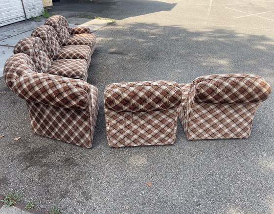 Image 1 of Vintage Italiaanse design modulaire stoelen, jaren 60