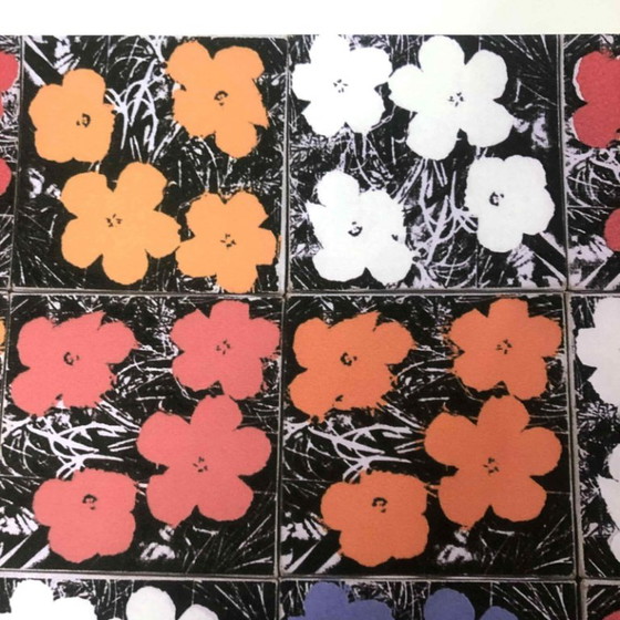 1990s After Andy Warhol "Poppy Flowers" Lithograph – Lithographs & prints, Paper (photo 8 of 11)