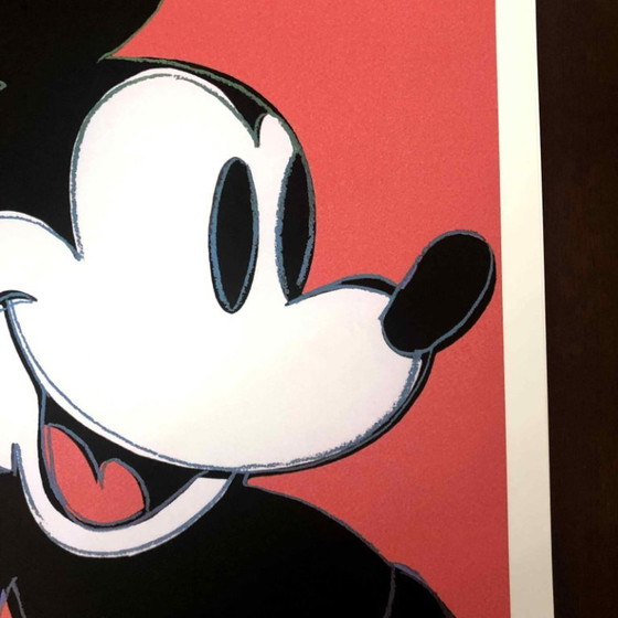 1990s After Andy Warhol "Mickey Mouse" Lithograph – Lithographs & prints, Paper (photo 12 of 13)