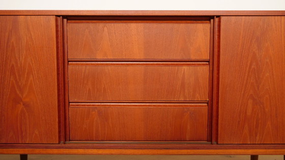 Image 1 of Vintage sideboard | Sliding doors | Scandinavian design | 183cm