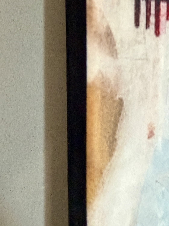 Image 1 of Estampe sur velours (d'après Basquiat) 140 x 90 cm