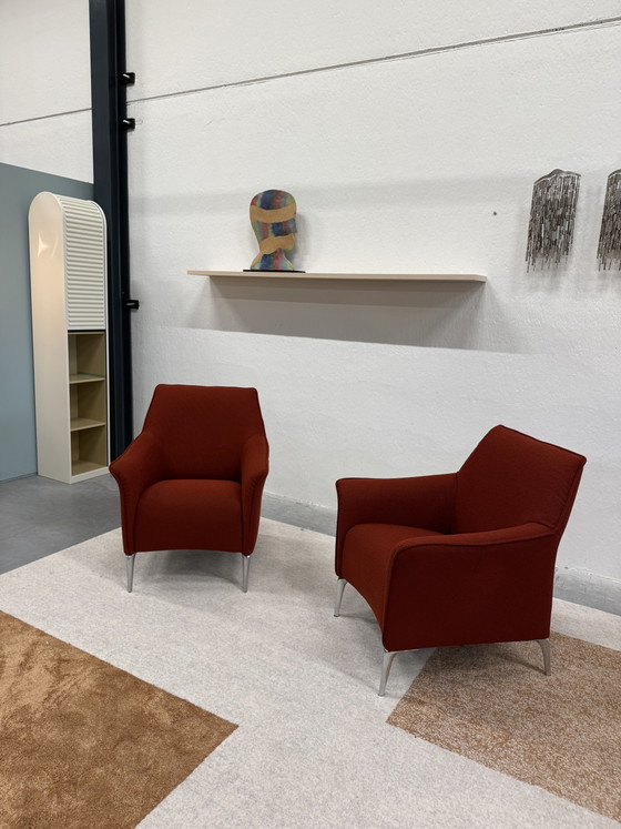 2 Poltrone Leolux Mayuro Tessuto Rosso – Other (photo 8 of 11)