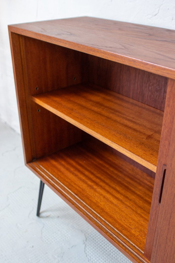Image 1 of Vintage teak chest of drawers, sideboard, lowboard, mid-century 1960s
