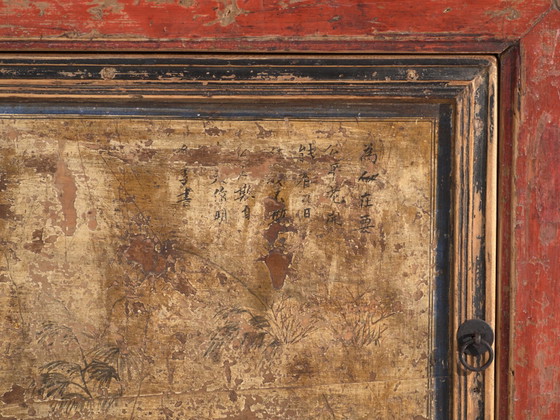 Credenza antica dipinta in olmo – Cina, circa 1950 – Credenze, Iron (photo 38 of 40)