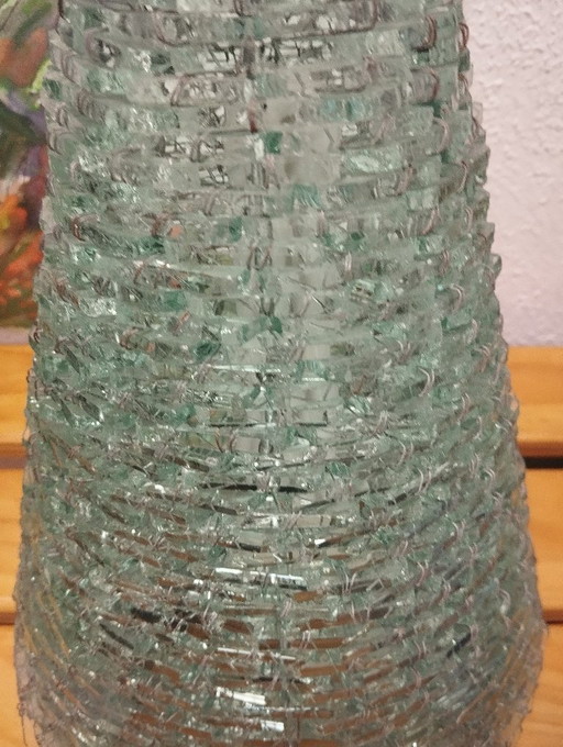 Handmade glass lamp