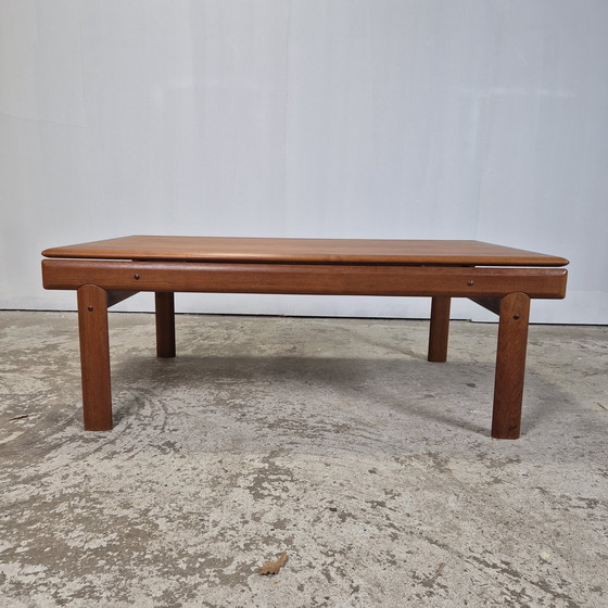 Image 1 of Table basse vintage danoise en teck H.W. Klein, Bramin, XXL années 60