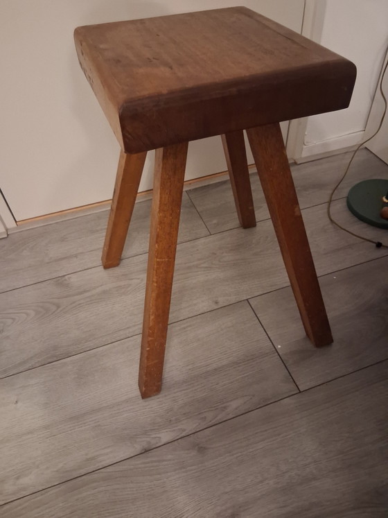 Image 1 of Bellissimo sgabello vintage, pesante.
