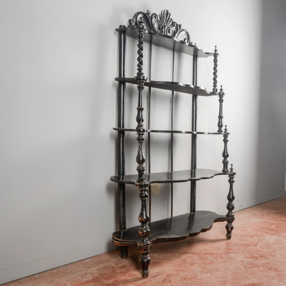 19th Century Étagère Bookcase with Open Shelves – Shelving unit, Klassiek (photo 8 of 39)