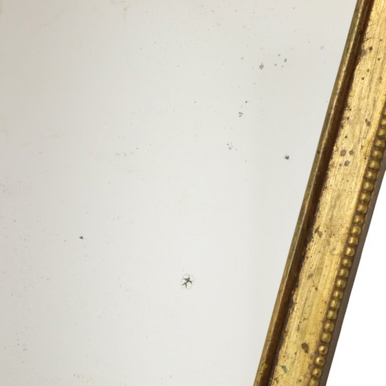 Kleine Franse Kuifspiegel Bladgoud Verguld Barok Stijl – Glass (photo 7 of 26)