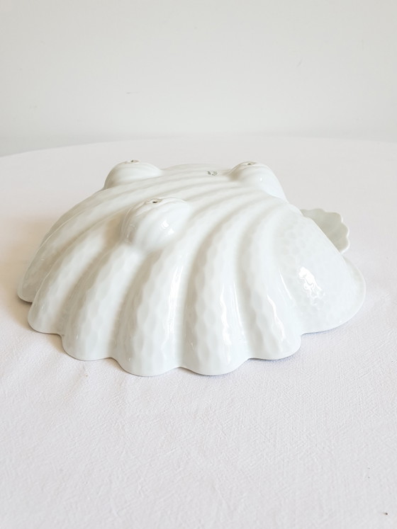 Vintage porseleinen kom in de vorm van een schelp – Limoges france, Tafelaccessoires, Porcelain (photo 4 of 5)