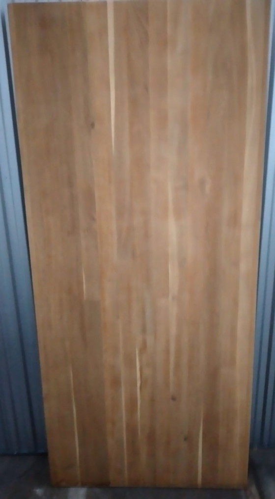 Image 1 of Tafelblad massief eiken 200x90x4cm 