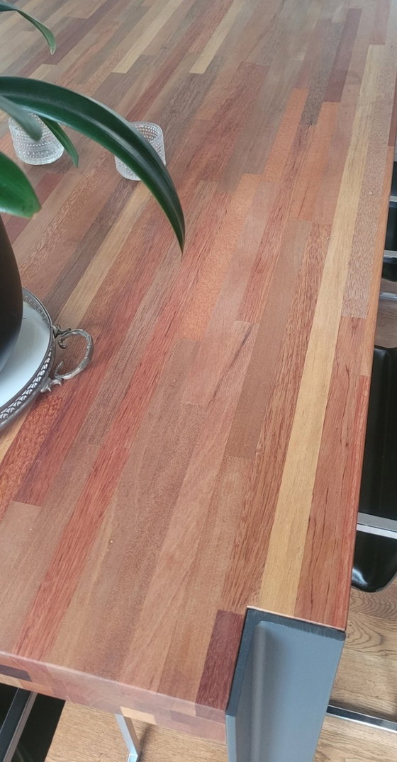 Image 1 of Ein wunderschöner Designer-Esstisch von Henk Vos für Linteloo