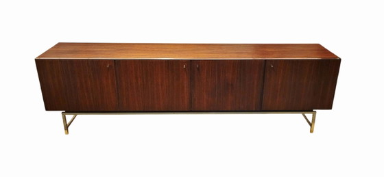Credenza extra large super elegante in palissandro VDJ-245 Fristho Franeker, 1960 – Credenze, Chrome, Wood (photo 8 of 15)
