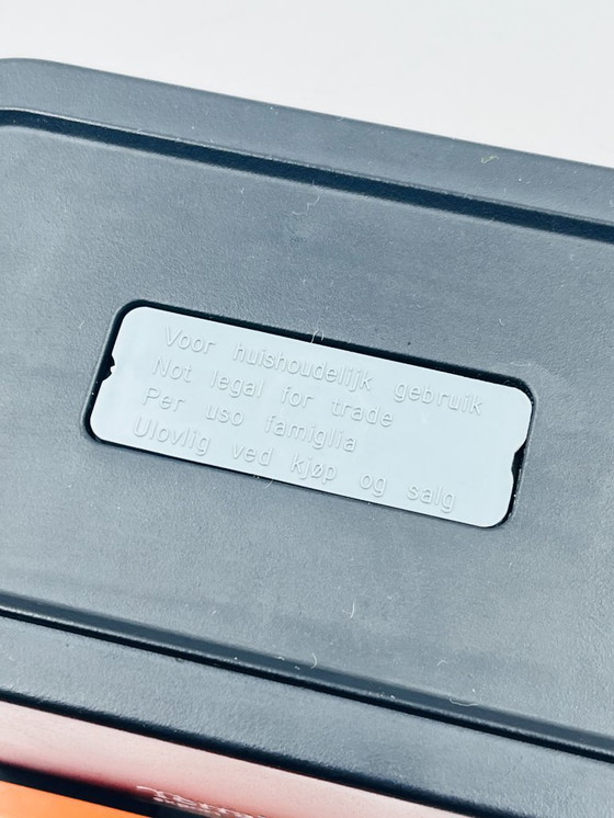 Image 1 of Vintage orange Terraillon scale from the 1970s