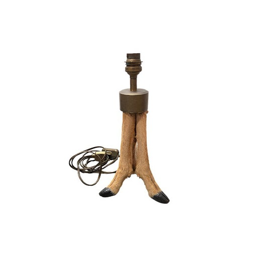 Vintage French deer leg table lamp, 1950s/60s – tafellampen, Other (photo 2 of 5)