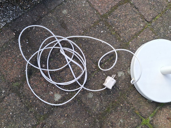 Image 1 of Vintage white Dijkstra mushroom floor lamp