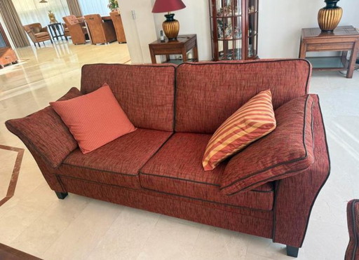 Klassiek koloniale banken 2x 3zits