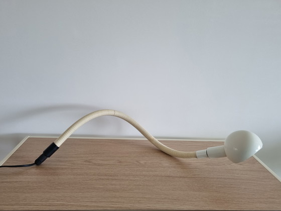 Image 1 of Vintage Hebi Isao Valenti snake lamp + original table clamp