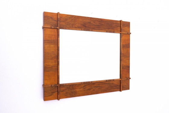 Image 1 of Miroir horizontal Art déco, Pologne, années 1940.