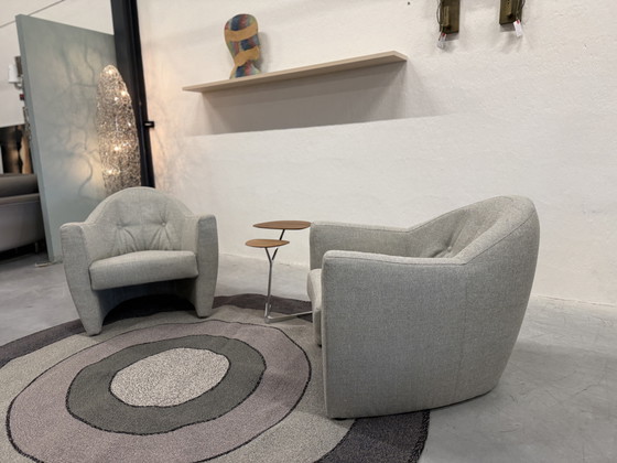 Image 1 of 2 Leolux Carabas Fauteuils Nomad stof 